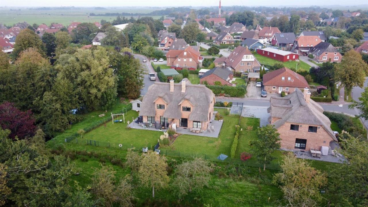 Villa Reetdachhaus Nordstern Garding Esterno foto