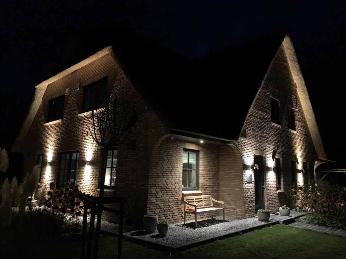 Villa Reetdachhaus Nordstern Garding Esterno foto